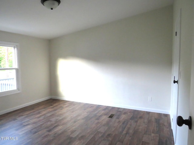 8929 Gateway Dr, Wise, VA 24293 - unfurnished room with dark wood-style floors and baseboards