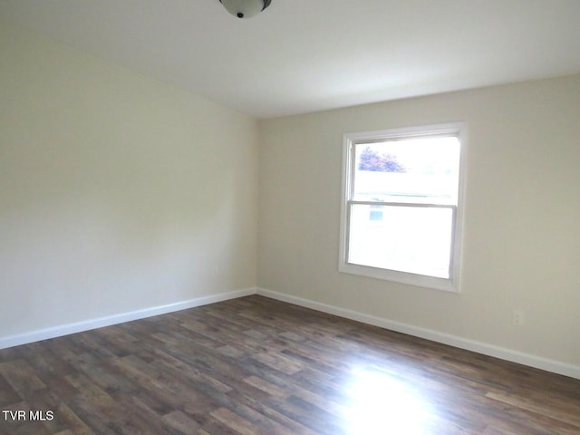 8929 Gateway Dr, Wise, VA 24293 - unfurnished room with dark wood-style flooring and baseboards