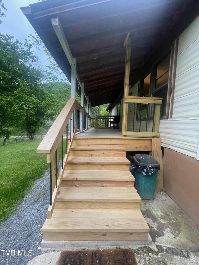 763 Sloantown Rd, Duffield, VA 24244 - view of wooden deck