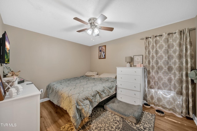 38 Lake Village Ct Unit 38, Johnson City, TN 37601 - bedroom with wood finished floors and ceiling fan