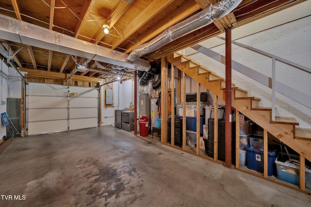 38 Lake Village Ct Unit 38, Johnson City, TN 37601 - garage featuring electric panel and washer / dryer