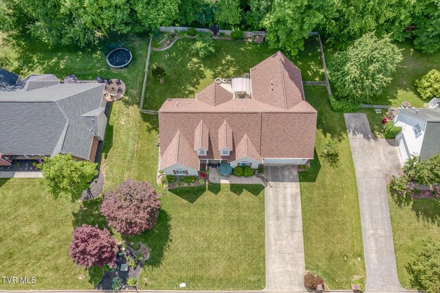 620 Glen Oaks Pl, Johnson City, TN 37615 - aerial view of property and surrounding area