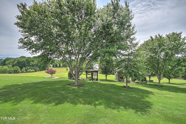 410 Grovemont Pl, Piney Flats, TN 37686 - view of grassy yard with a gazebo