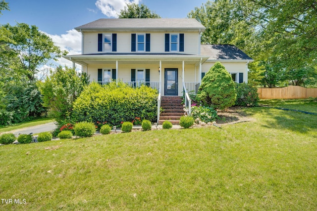 219 Meridale Dr, Johnson City, TN 37601 - view of front of house featuring covered porch and stairway