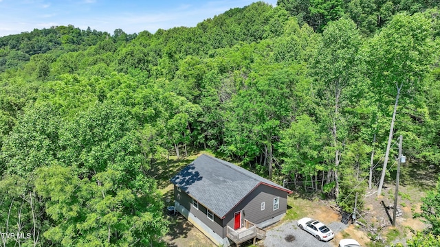 515 Aesque St Ext, Kingsport, TN 37665 - aerial view of property and surrounding area with a forest