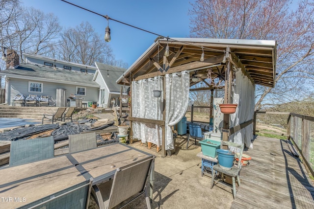 16 Chaucer Ct, Gray, TN 37615 - dock featuring outdoor dining space and a patio