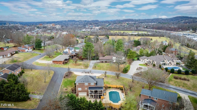 2001 Springfield Ave, Kingsport, TN 37664 - aerial view of property's location with nearby suburban area and a pool area