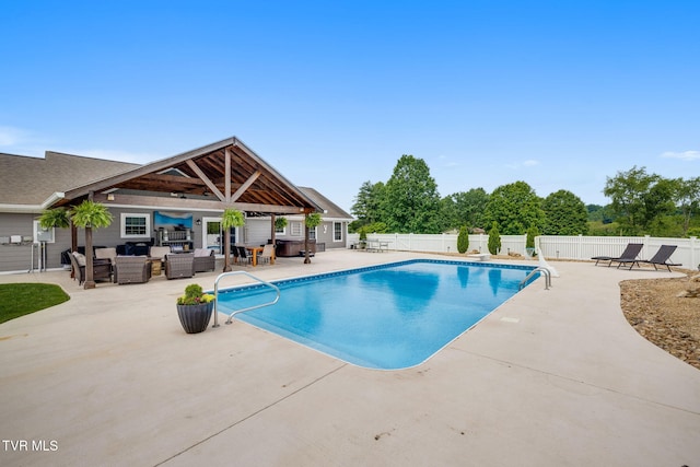 110 Emmanuel Dr, Johnson City, TN 37601 - view of pool with outdoor lounge area and a patio