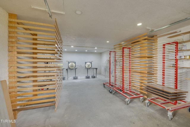 110 Emmanuel Dr, Johnson City, TN 37601 - basement featuring recessed lighting