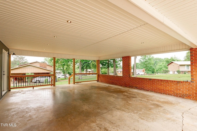 1236 Nassau Dr, Kingsport, TN 37660 - view of patio / terrace with an attached carport