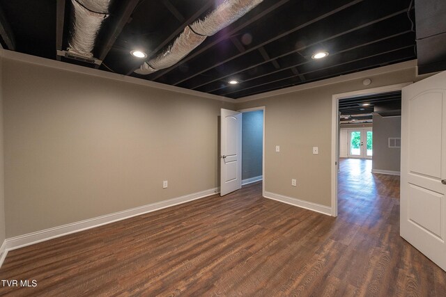 1236 Nassau Dr, Kingsport, TN 37660 - unfurnished room with wood finished floors and baseboards