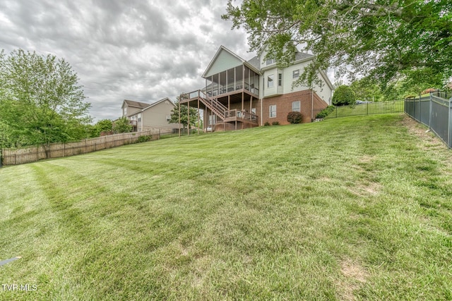 220 Michaels Ridge Blvd, Johnson City, TN 37615 - back of house with stairs, brick siding, and a sunroom