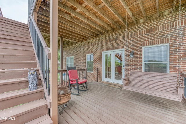 220 Michaels Ridge Blvd, Johnson City, TN 37615 - view of wooden deck