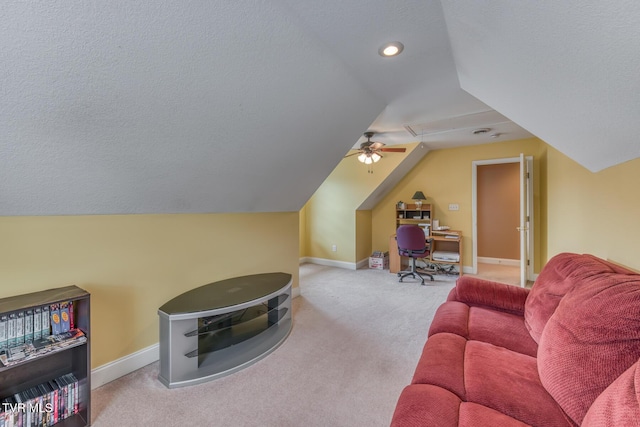220 Michaels Ridge Blvd, Johnson City, TN 37615 - interior space with vaulted ceiling, baseboards, and a textured ceiling