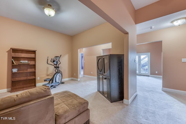 220 Michaels Ridge Blvd, Johnson City, TN 37615 - living area featuring light colored carpet and baseboards