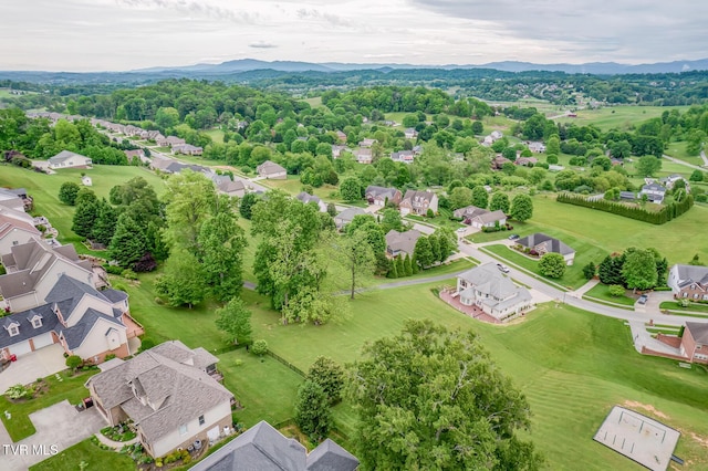 220 Michaels Ridge Blvd, Johnson City, TN 37615 - aerial perspective of suburban area with a mountain backdrop