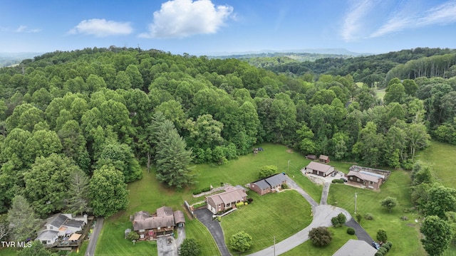 5009 Surrey Dr, Kingsport, TN 37664 - aerial view of property and surrounding area with a forest