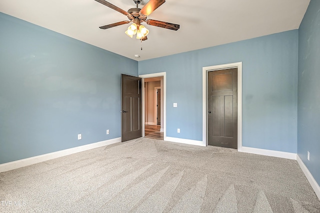 1030 Savin Fls, Gray, TN 37615 - unfurnished bedroom with carpet, baseboards, and ceiling fan
