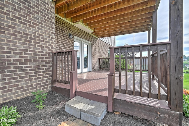 1030 Savin Fls, Gray, TN 37615 - view of wooden deck