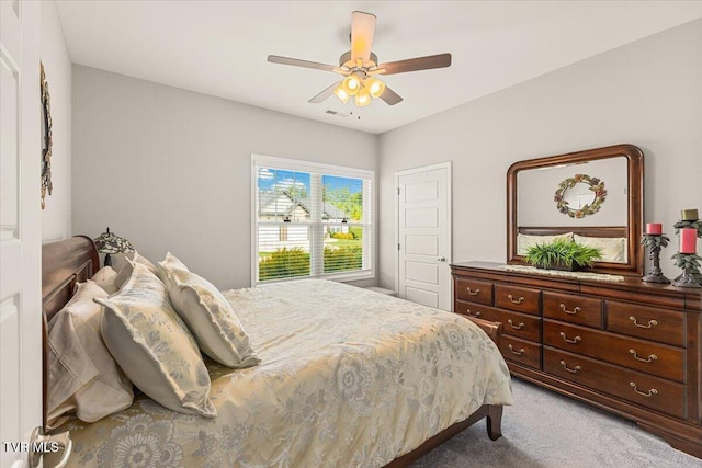 3321 Cottage Green Ct, Kingsport, TN 37664 - carpeted bedroom with ceiling fan