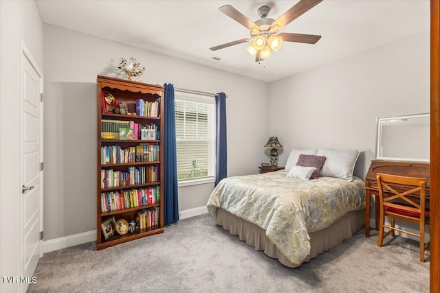 3321 Cottage Green Ct, Kingsport, TN 37664 - carpeted bedroom featuring baseboards and ceiling fan