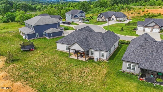 3321 Cottage Green Ct, Kingsport, TN 37664 - aerial perspective of suburban area