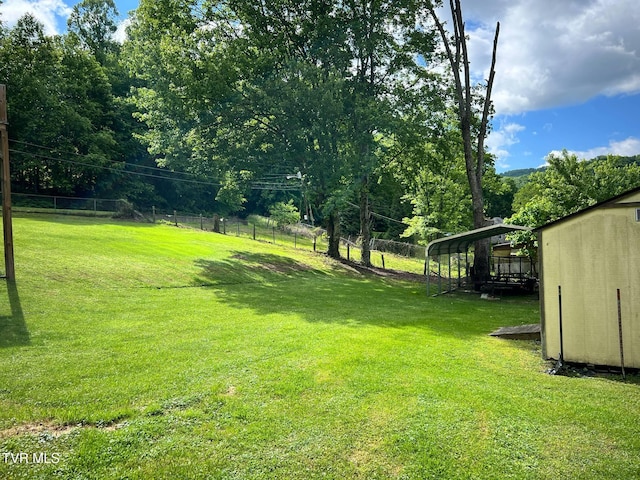 326 Park Ave, Appalachia, VA 24216 - view of yard with a detached carport