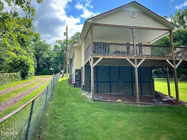 326 Park Ave, Appalachia, VA 24216 - view of front of house with a deck and stone siding