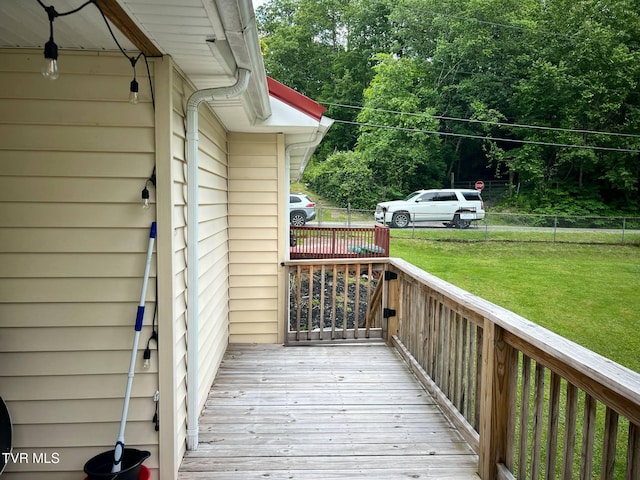 326 Park Ave, Appalachia, VA 24216 - view of wooden terrace