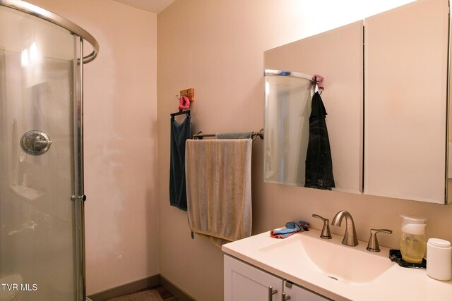2087 Fodderstack Mountain Loop, Greeneville, TN 37745 - full bathroom featuring a shower stall and vanity