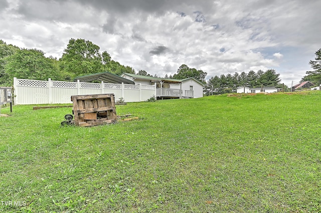 481 Pleasant Hill Rd, Blountville, TN 37617 - view of yard with a deck