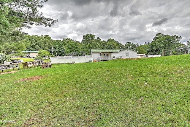 481 Pleasant Hill Rd, Blountville, TN 37617 - view of yard featuring a wooden deck