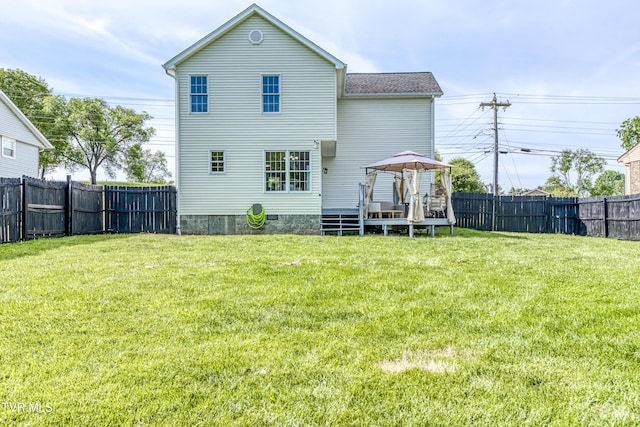 595 Suncrest Dr, Bristol, VA 24201 - back of house featuring a deck and a gazebo