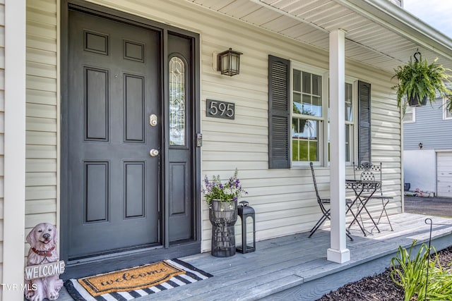 595 Suncrest Dr, Bristol, VA 24201 - entrance to property with a porch