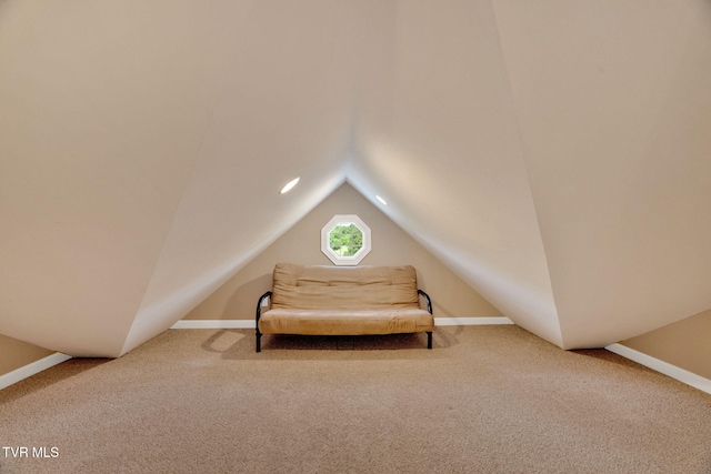 5 Carriage Ct, Johnson City, TN 37604 - carpeted bedroom featuring lofted ceiling and baseboards