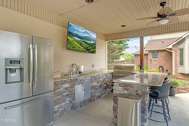 5 Carriage Ct, Johnson City, TN 37604 - view of patio featuring a ceiling fan