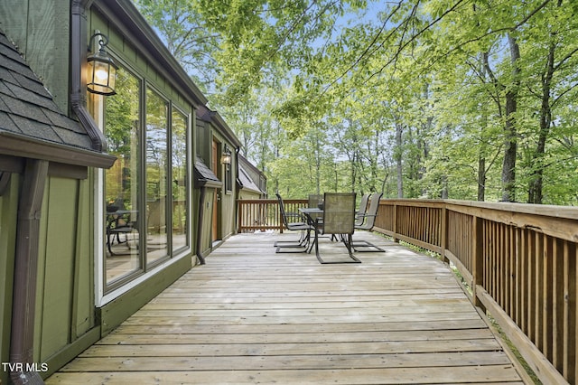 8466 Courtland Rd, Wise, VA 24293 - deck with outdoor dining area