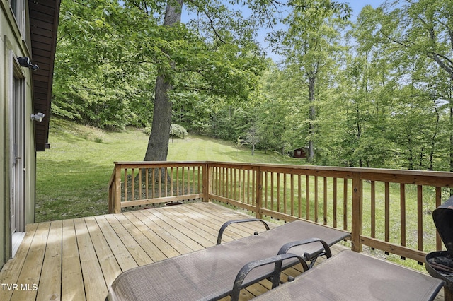 8466 Courtland Rd, Wise, VA 24293 - wooden terrace featuring a yard