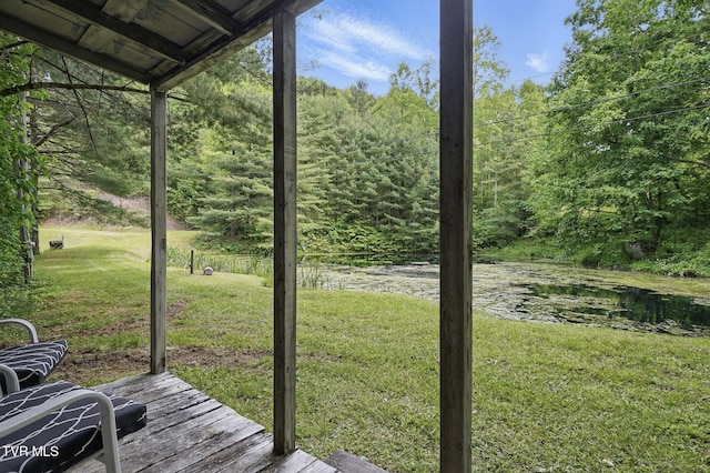 8466 Courtland Rd, Wise, VA 24293 - view of green lawn featuring a water view