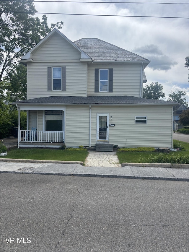 501 Moore St, Bristol, VA 24201 - view of front of house with a porch