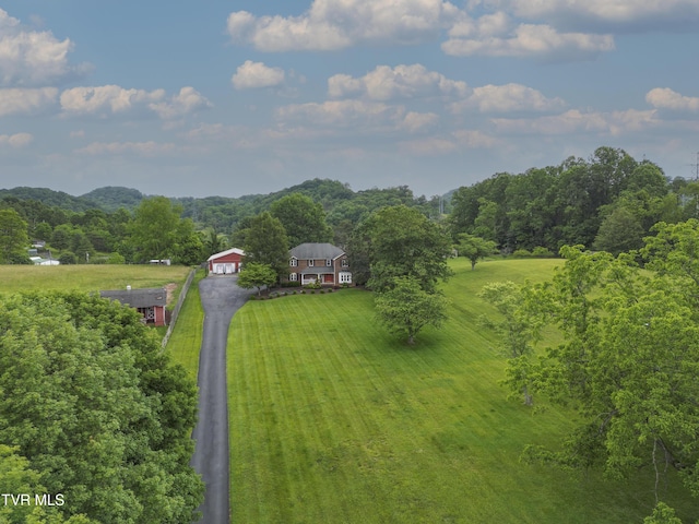 22319 Campground Rd, Bristol, VA 24202 - view from above of property featuring a heavily wooded area