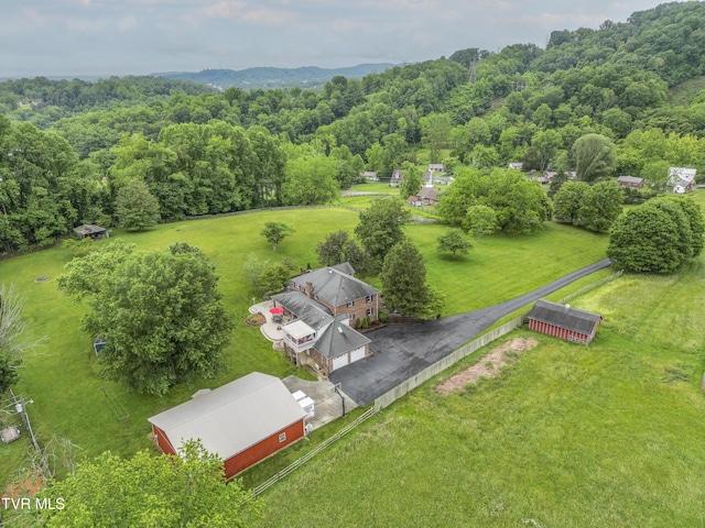 22319 Campground Rd, Bristol, VA 24202 - drone / aerial view of a heavily wooded area