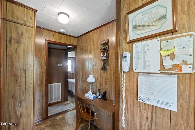 1730 Baileyton Main St, Greeneville, TN 37745 - entrance foyer featuring wood walls