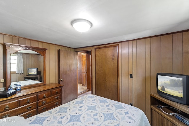 1730 Baileyton Main St, Greeneville, TN 37745 - bedroom with wooden walls and a closet