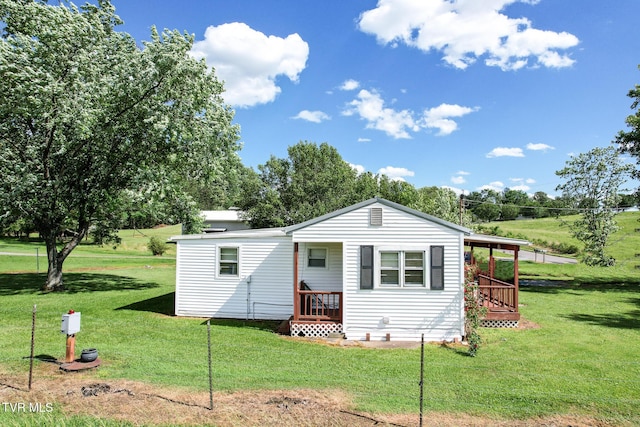 1730 Baileyton Main St, Greeneville, TN 37745 - rear view of house featuring a lawn