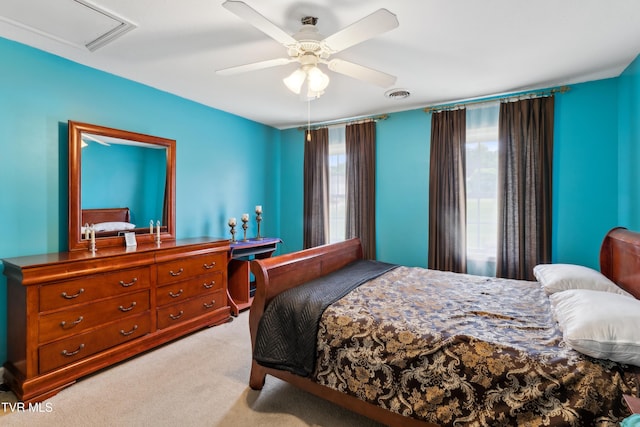 1402 Lake Ridge Sq, Johnson City, TN 37601 - carpeted bedroom with ceiling fan