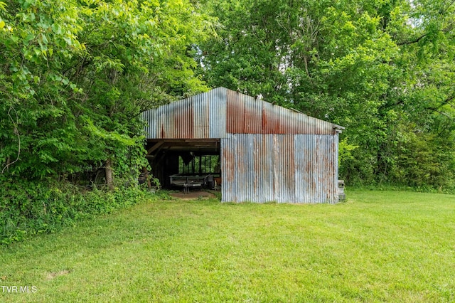 293 Miller Rd, Jonesborough, TN 37659 - view of pole building featuring a yard