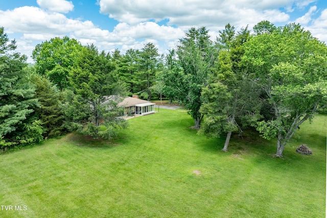 293 Miller Rd, Jonesborough, TN 37659 - view of green lawn featuring a detached carport