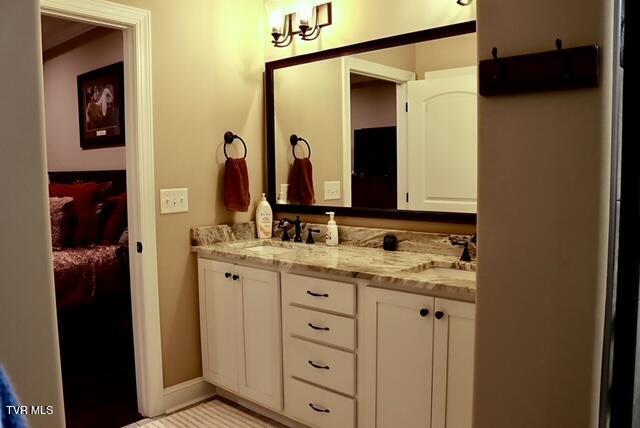 110 Rhetts Way, Jonesborough, TN 37659 - bathroom with double vanity and connected bathroom