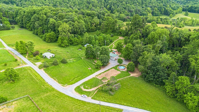 17508 Dreamers Ln, Glade Spring, VA 24340 - view of rural area featuring a heavily wooded area